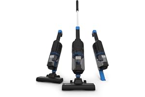 BLACK+DECKER Powerseries Lite Corded 3 in 1 Stick Vacuum, Upright to Hand-Vac Multi Surface, HEPA Filtration, Powerful 12k Pa