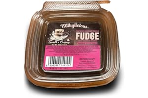 PRIDE OF INDIA Milkylicious Old Fashioned Handmade Smooth Creamy Fudge - Raspberry Chocolate Truffle (1/4 Pound) | Kettle Cooked & Individually Wrapped in USA in Small Batches for a Rich Delicious Taste