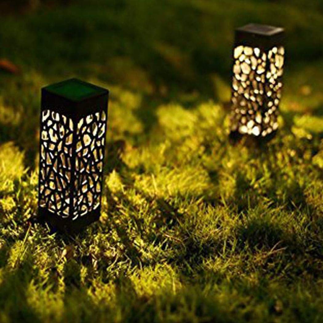 bommon Hohl Solar Lawn Lights Outdoor wasserdichte LED Einbauleuchte für Yard Path Path Lights