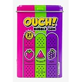 OUCH! Bubble Gum | Strawberry | Watermelon &amp; Grape | 21 Sticks | Bubble gum sticks strawberry, watermelon, and grape flavor. A traditional treat brought to you by Iconic Candy