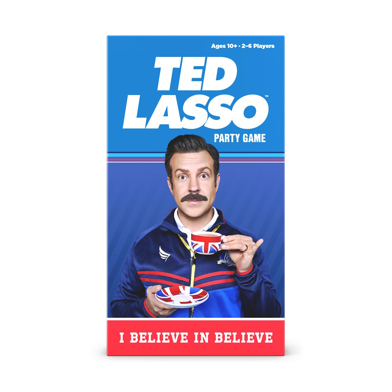 FUNKO GAMES Ted Lasso Party Game - Ages 10+ - 2-6 Players - 20 Minutes Playing Time - With Android and IOs App -Family Games for Teens and Adults, Board Game