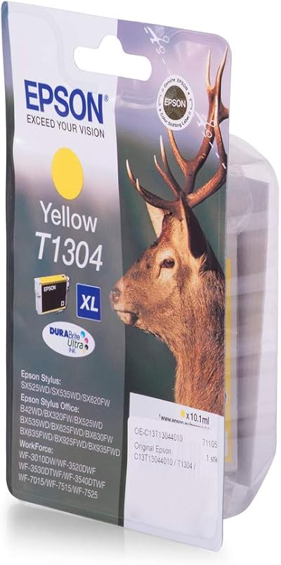 Epson T1304 Stylus High Yield Yellow Ink Cartridge C13T13044010