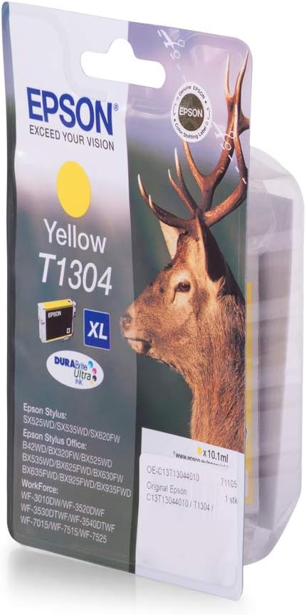 Epson T1304 Stylus High Yield Yellow Ink Cartridge C13T13044010