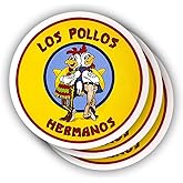 (3 Pcs) Los Pollos Hermanos Sticker Sarcastic Motivational Sayings Humorous Quote Vinyl Decal for Kindle Laptop Water Bottle Phone Hard Hat Sticker 3 inch