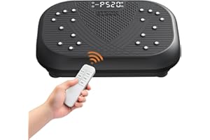 BTXON Vibration Plate Exercise Machine - Vibration Plate for Lymphatic Drainage, Whole Body Workout Equipment for Women Men Power Shaping Waver Vibrating Board at Home Gym Fitness Platform