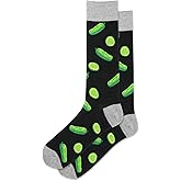 Hot Sox Men's Pickles Socks 1 Pair, Black, Men's 10-13 Shoe