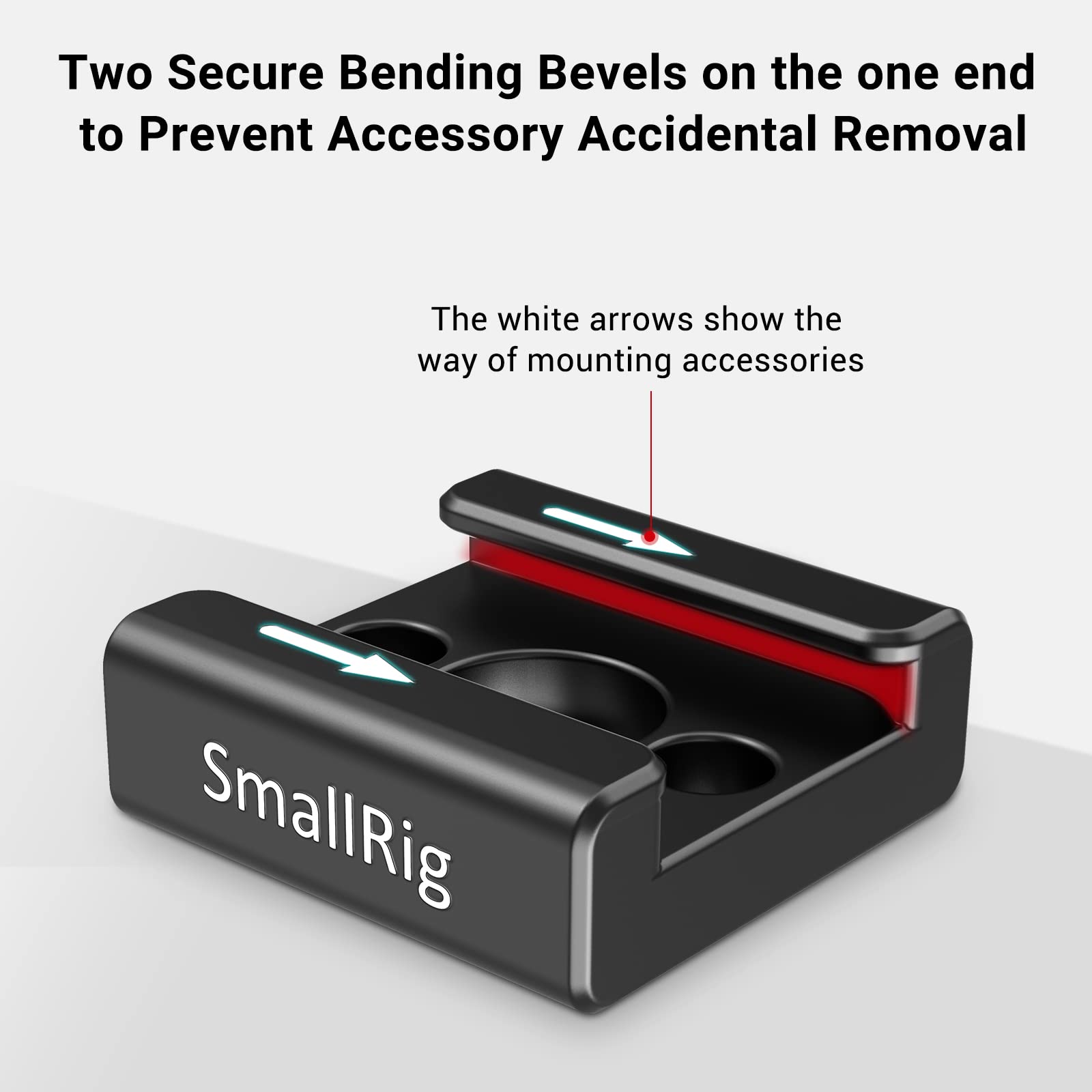 SmallRig Cold Shoe Mount (2pcs Pack) with 1/4