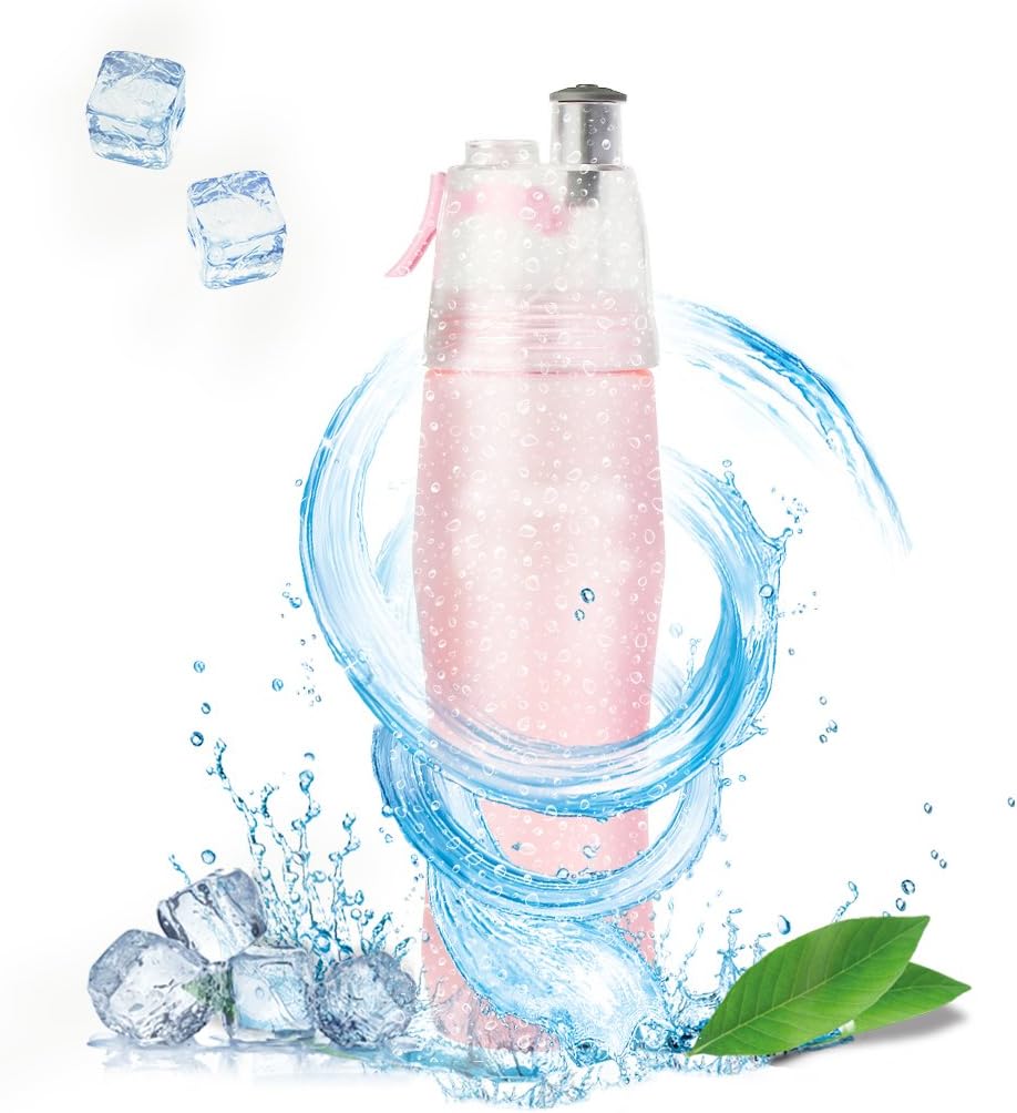 Small Volunme And Large Capacity Outdoor Travel Water Bottles (Pink3)