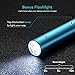 Lipstick Battery Charger 3350mAh Xcentz, Mini Portable Charger Compact External Battery Premium Aluminum with Flashlight Pocket Power Bank Phone Charger for iPhone Samsung Android Smartphone(Blue)
