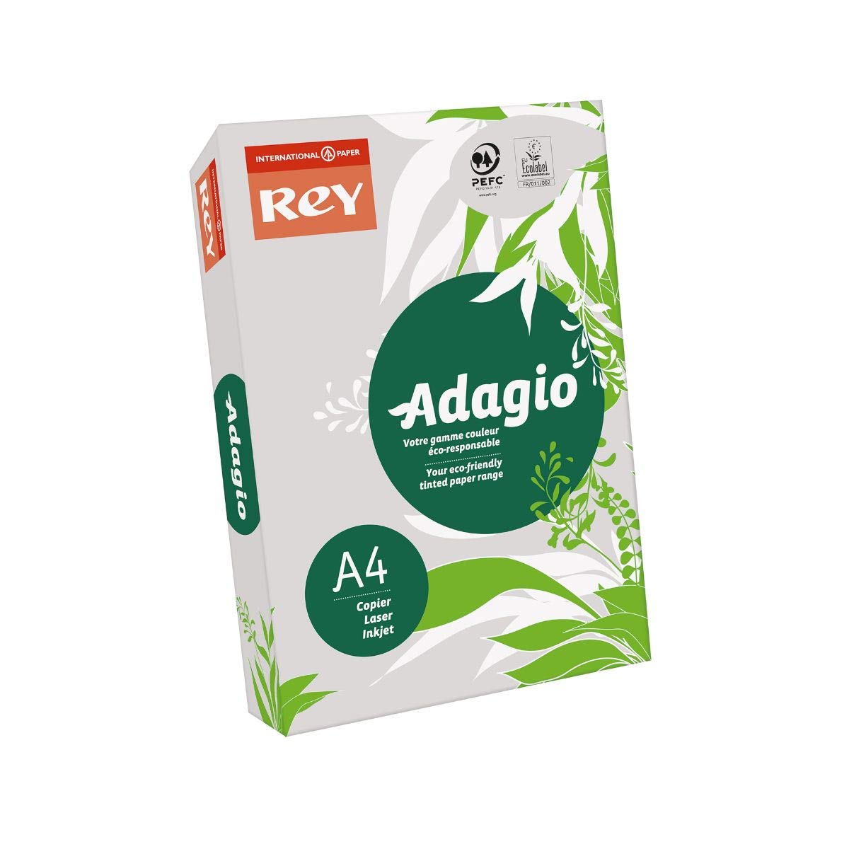 dohe 30207 – Pack of 500 papers, DIN A4, 80 g, Pastel Grey