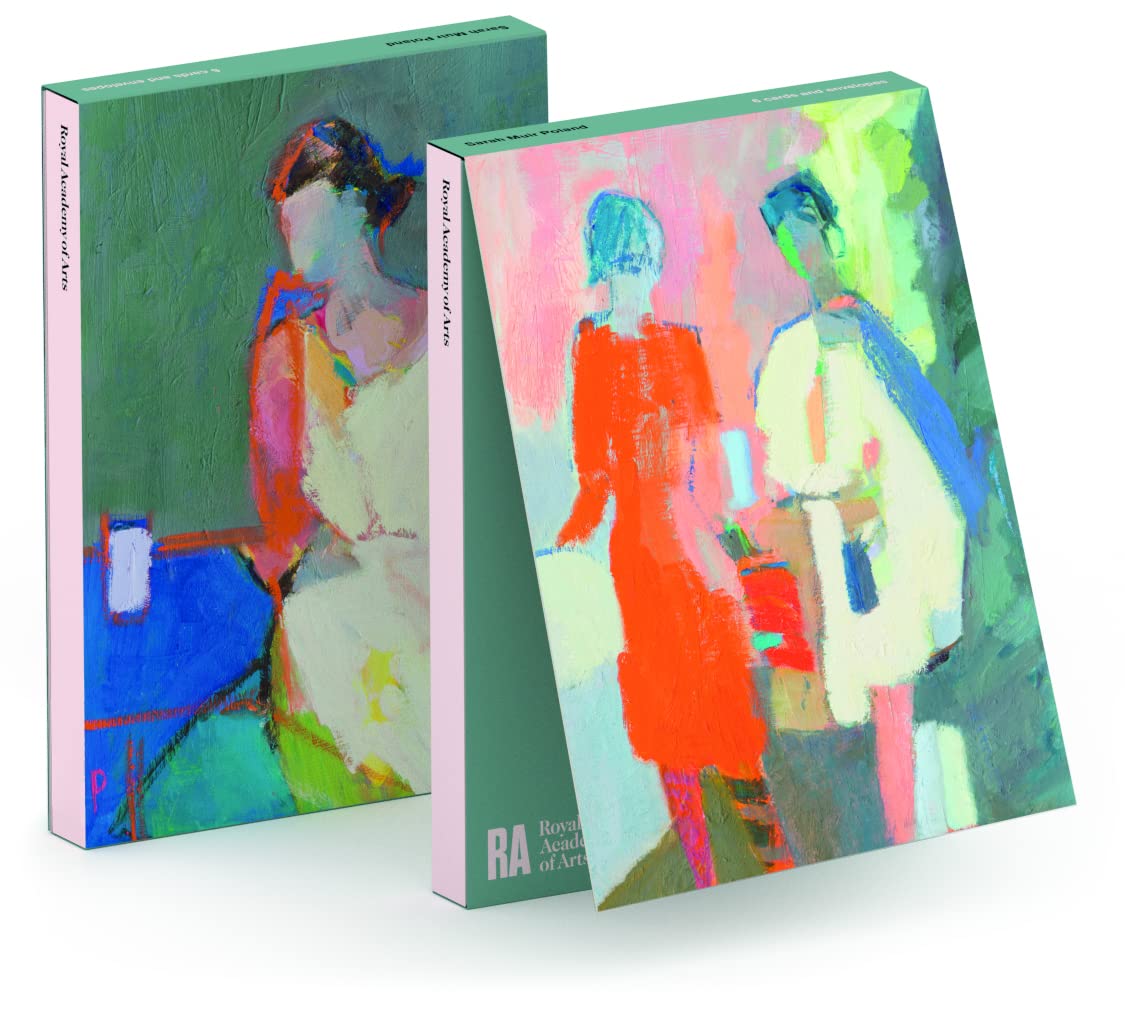 Royal Academy of Arts, Sarah Muir Poland Notecard Wallet- Set of 6 Blank Greeting Cards (17 x 12cm), multi