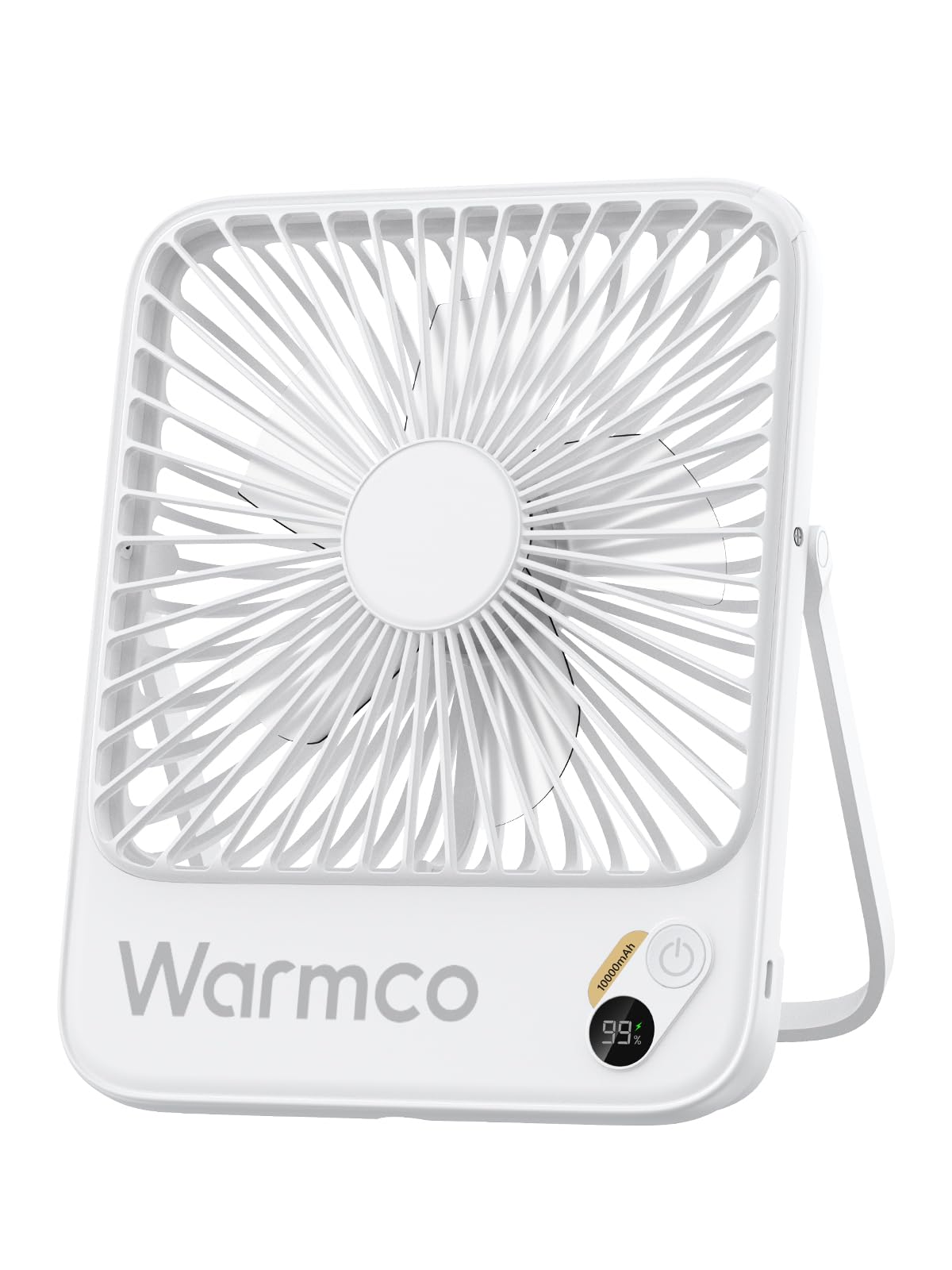 Photo 1 of Warmco 10000mAh Portable Travel Fan 7-inch, [10-24H Runtime] Ultra-thin Digital Display Mini Desk Battery Operated Fan for Bedroom, Camping, Cruise Essentials 2025