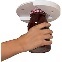 The Grip Jar Opener | Original Under Cabinet Jar Opener, Jar Lid & Bottle Opener, Made in USA, Effortless Jar Opener for Weak