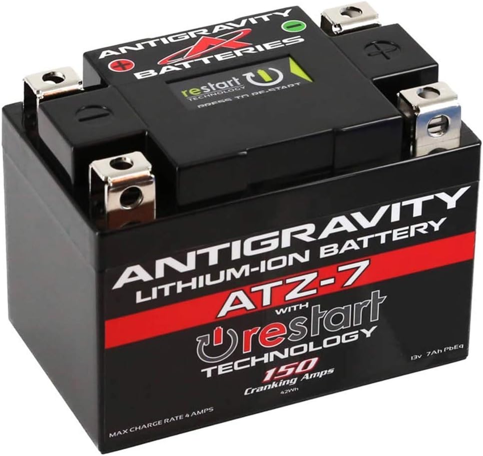 Antigravity Re-Start ATZ7-RS Lithium Battery Replaces YTZ5S for Honda Grom CRF110F 400 450 SXF