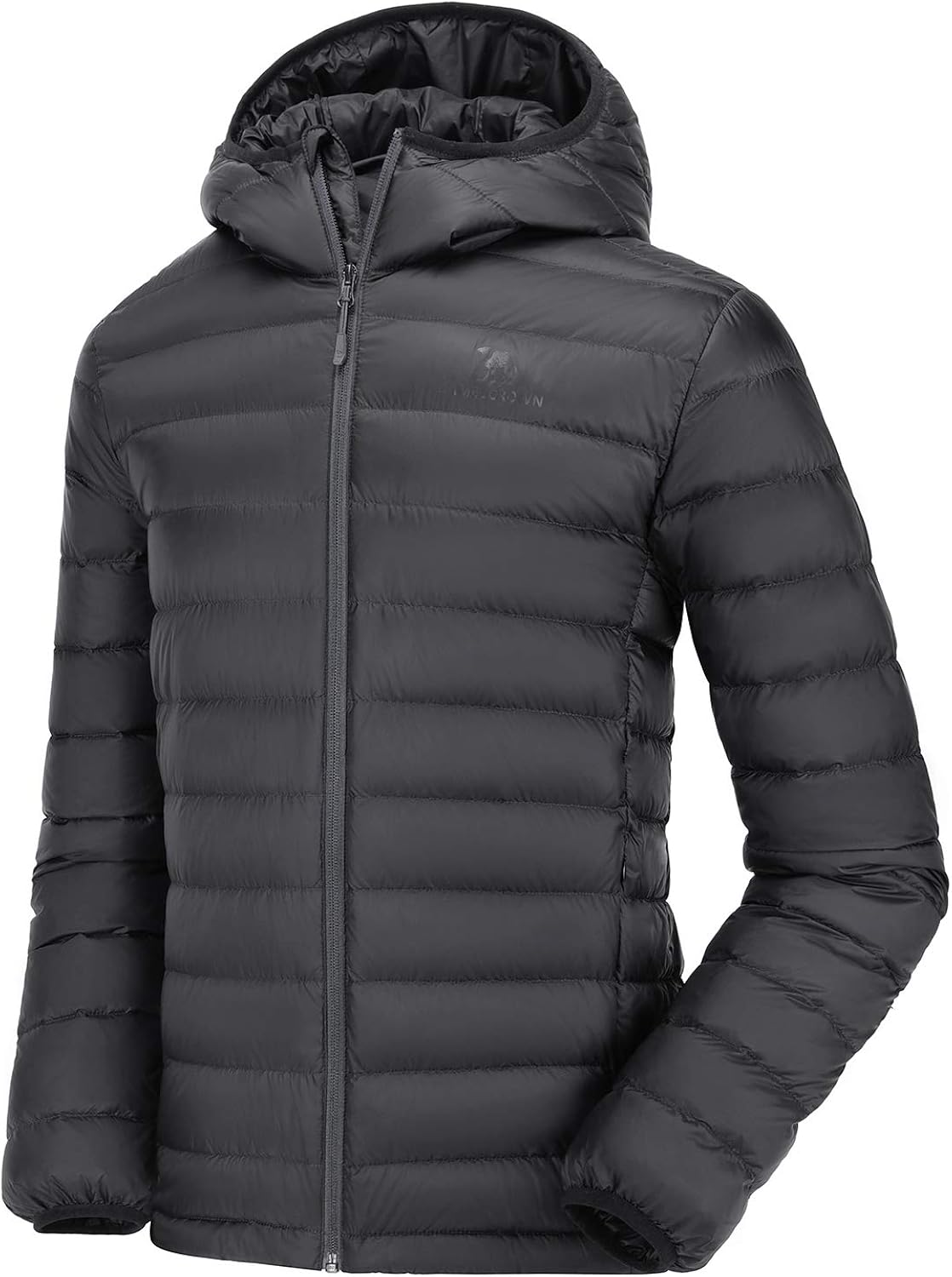 CAMEL CROWN Men's Packable Down Jacket Lightweight Insulated Hooded Winter Puffer Coat Water Resistant at  Men’s Clothing store
