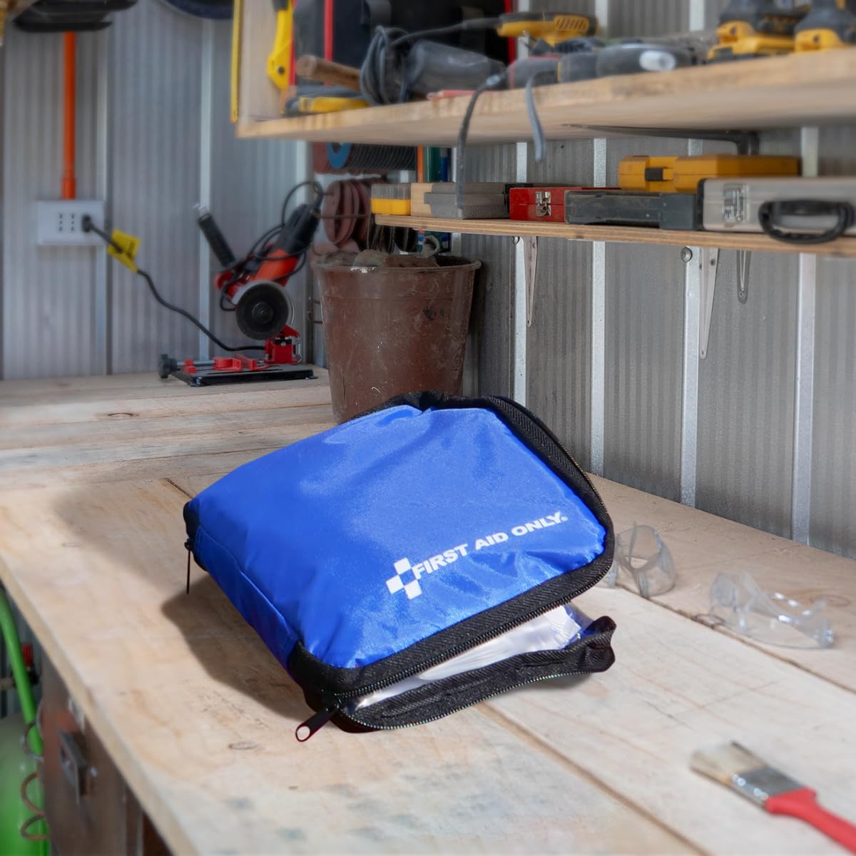 First Aid Only 313 Piece Home & Go Emergency First Aid Kit (91081)