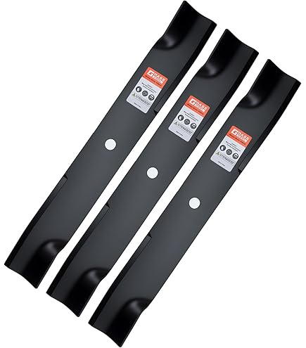 thumbnail image 2 of Oregon 396-704 Gator Blades – 52" Deck, Fits Hustler Fast Track, Mini Z, Raptor SD (Set Of 3) 2 of 4