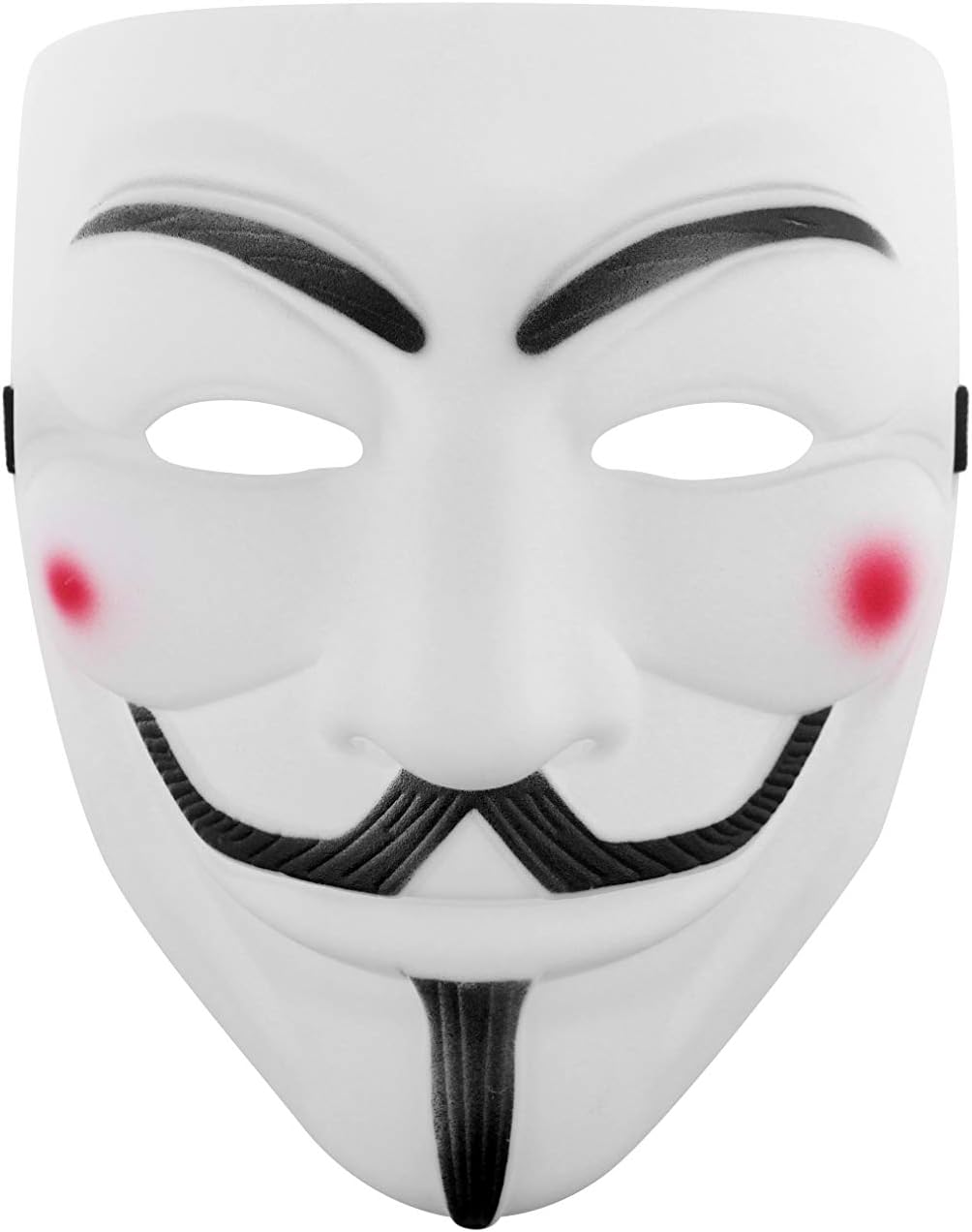 Udekit Hacker Anonymous Mask V For Vendetta Mask For Kids Women Men Halloween Party Costume Cosplay, 4 Piece Set, 17 x 20 x 10 cm - Image 3