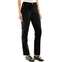 Pantaloni Donna Zac & Rachel In Tessuto Millennium Elasticizzato – Modello A Gamba Dritta Con 5 Tasche, Vestibilità Comoda E Lusnghevole, Perfetti Per Ufficio E Tempo Libero