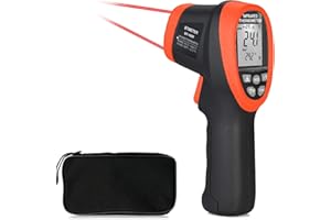 BTMETER BT-1800 Digital Laser Thermometer -58 °F to 3272°F Pyrometer DS 50:1 Infrared Temperature Guage, Non Contact IR High 