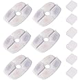 furrybaby Carbon Replacement Filters for Cat and Dog Fountain, Premium Pet Water Fountain Dispenser Filters (6 Packs for Rectangular White)