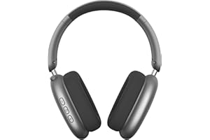 Wentronic Y01 Wireless Over Ear Headphones, Noise Reduction Bluetooth 5.3 Headphones with Microphones,Hi-Res Audio,48H Playtime,Foldable,Breathable Soft Earpads for iOS/Android/Samsung/PC-Grey