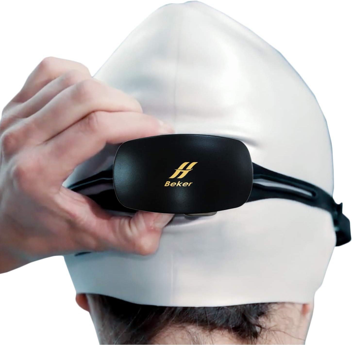 Happy Island Beker Swimming MP3 with IPX8 Waterproof Features in Bone Conduction, Wireless Headphones, 8GB Memory, Underwater Music Player for Watersports.