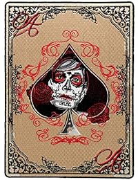Ace Of Spades Day Of The Dead Girl Patch, Medium Size