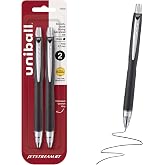 uniball&trade; Jetstream RT Ballpoint Pens, Black Ink, 0.7mm Fine Point, 2 Count | Retractable, Smooth Writing, Quick-Drying, Smear-Resistant, uni Super Ink&trade;