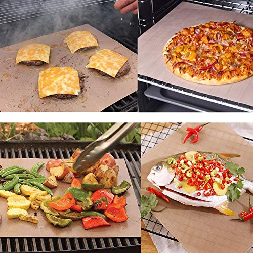 image for LokiLux Non-stick Reusable Oven Liners for The Bottom of Gas, Electric
