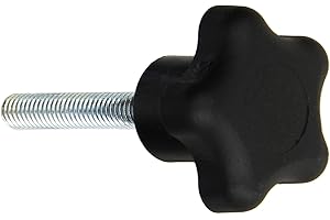 Innovative Components - AN5C20005S3--21 AN5C20005S321 1.75" Star knob 5/16-18 x 2.00" steel zinc stud black pp (Pack of 10)