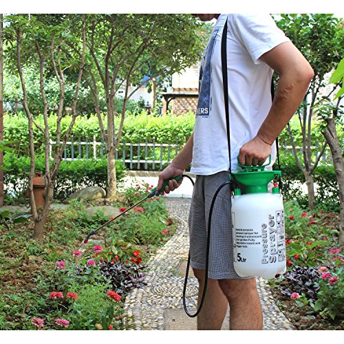 iLOT Pump Up Sprayer with Funnel and Shoulder Strap in Lawn and Garden(1.3Gallon) - Thumbnail 3