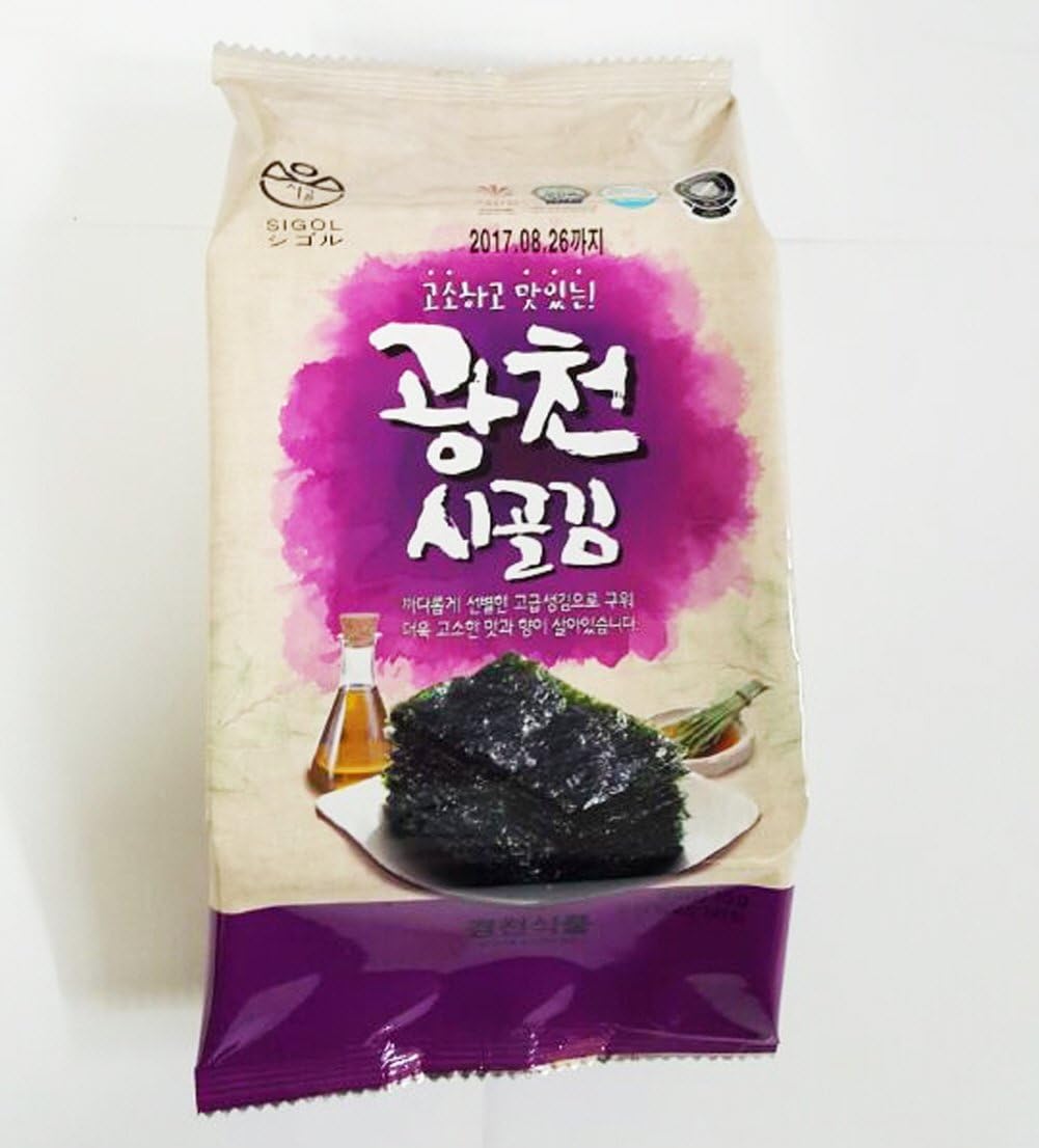 SiGol Seaweed Natural Roasted Seaweed Snack 15G 0.52Oz(27Sheet)-(Pack Of 6)