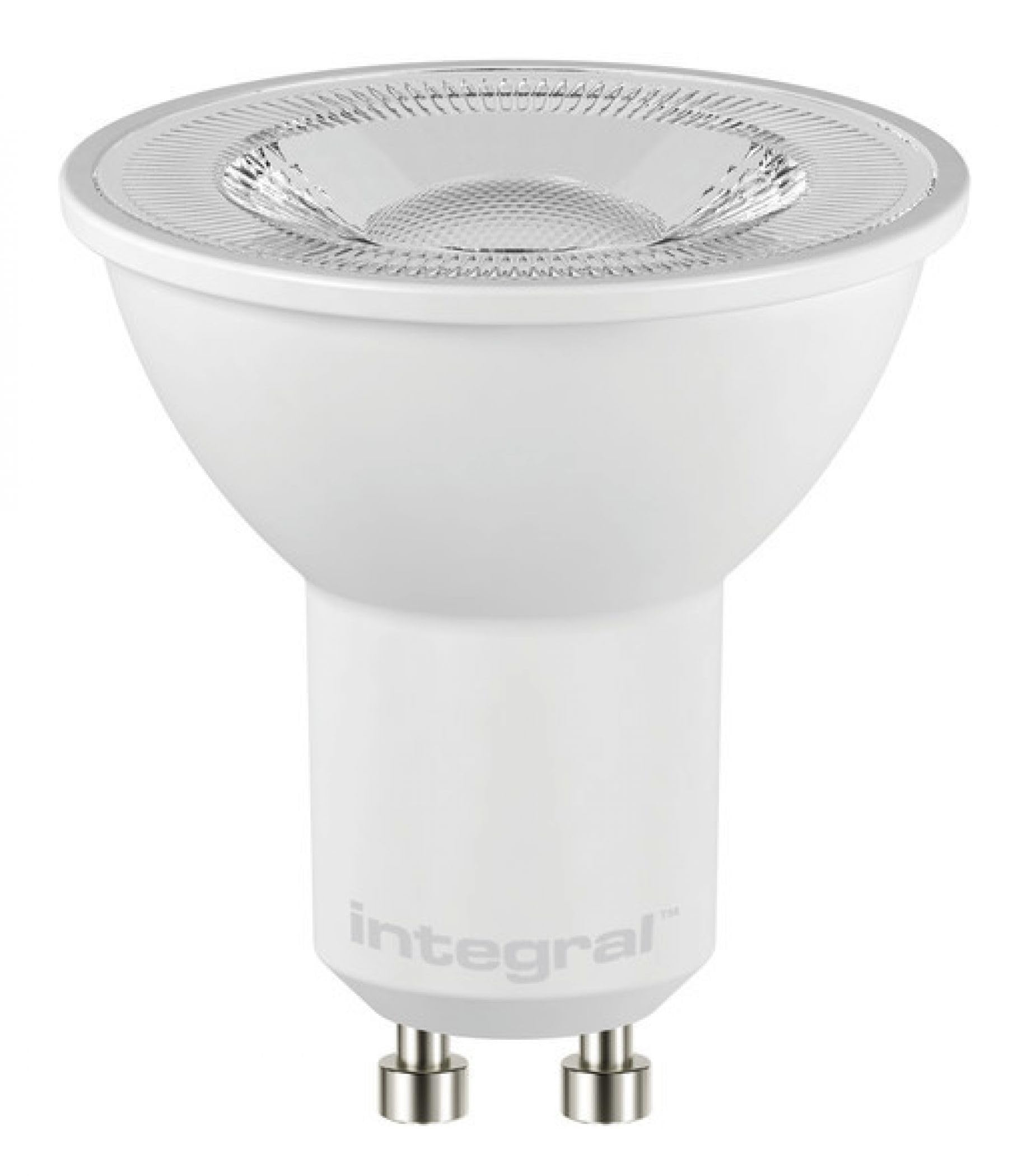 Integral ILGU10DC117 5.7w GU10 LED spot Bulb, 2700k, dimmable, 36° Beam, 620lm =75w