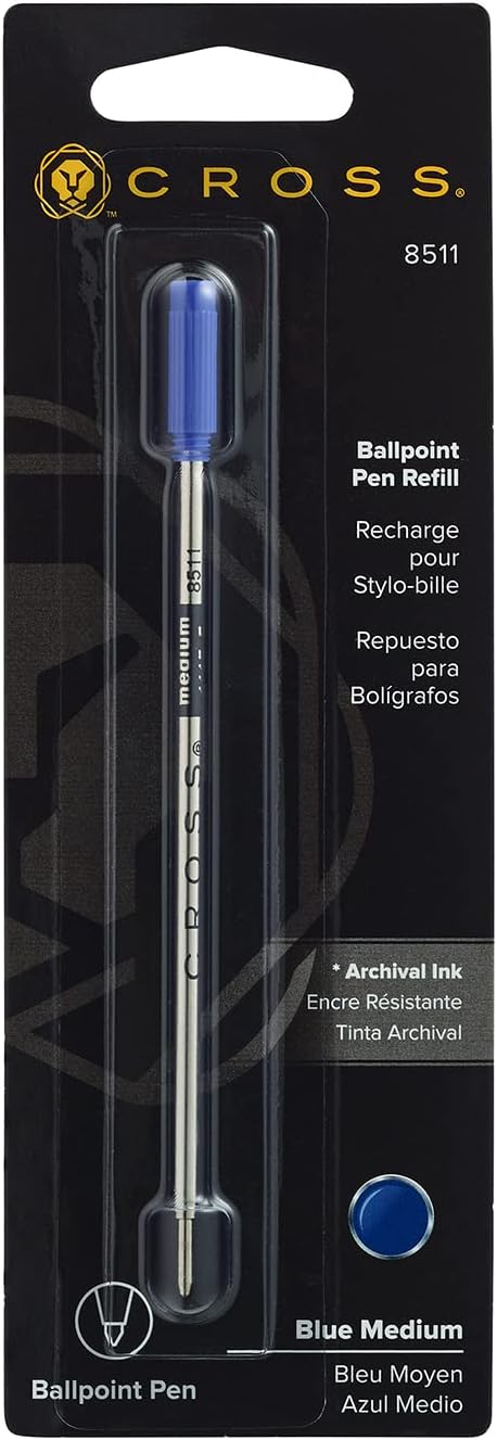 Cross Ball Pen Refill Standard Medium Blue Ref 8511