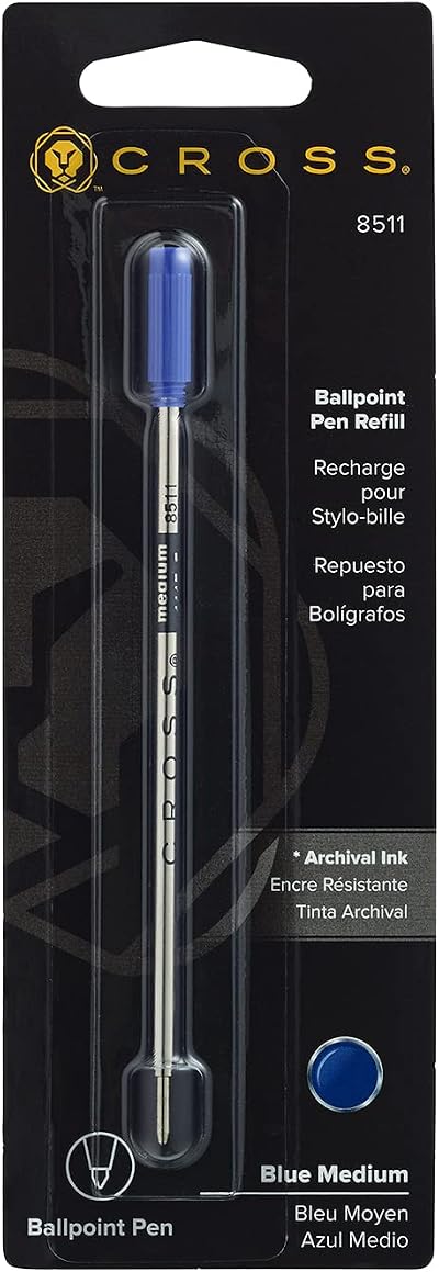 Cross Ball Pen Refill Standard Medium Blue Ref 8511