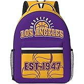 Los Angeles Backpack for Boys Girls, Sports Backpack,Suitable For School Use,Gift For Men Women Fans