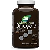 Nature's Way NutraSea™ HP + Vitamin D Softgels, High Potency Omega 3 Supplement, 60 Count