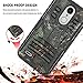 LG Aristo 3 Case,LG Aristo 2 Case/LG Aristo 2 Plus/Rebel 4 LTE/Tribute Empire/Zone 4/Phoenix 4/Risio 3/K8 2018/ K8 Plus/Fortune 2 Case, Armor Rugged Case Belt Clip Holster/Glass Screen Protector,Camo