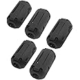 uxcell 5 Pcs UF-50B Clip on Noise 4mm Cable Ferrite Core Filters