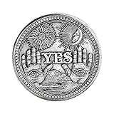 baixikly Yes No Challenge Coin Decision Coin