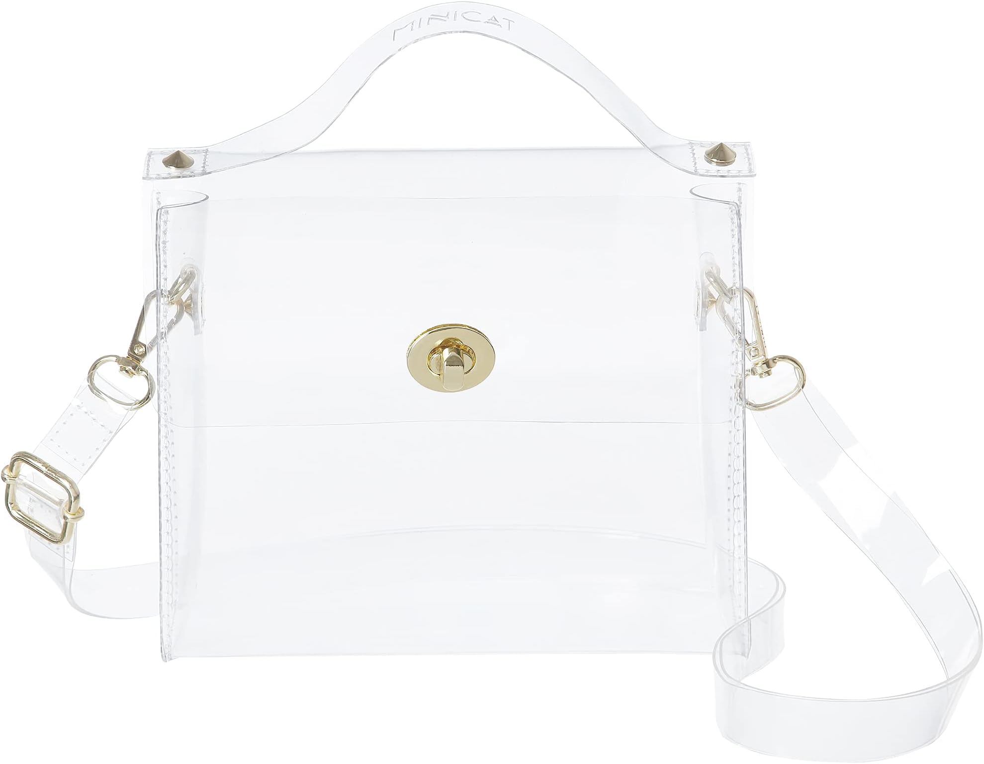 Clear Small Crossbody Bags Stadium Approved Cell Phone Jelly Purse Shoulder Bag For Women