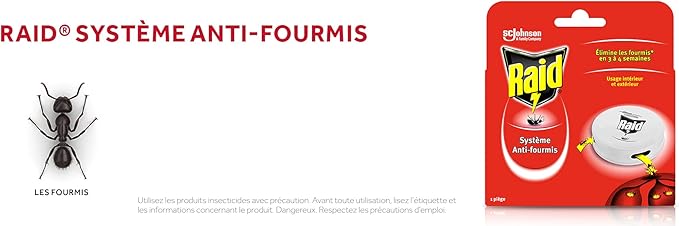 Raid sistema anti-fourmis, caja de cebo, uso interior y ...