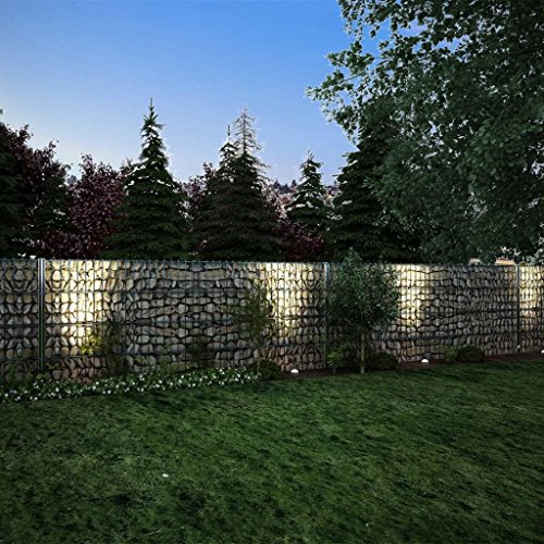 vidaXL Gabionen Doppelstabmattenzaun 2008x830mm 20m Gittermattenzaun Gartenzaun – Bild 5