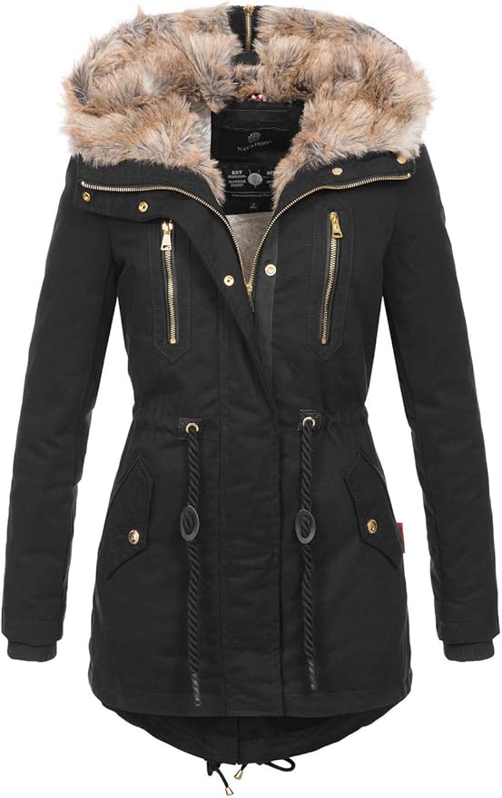Damen Wintermantel Navahoo Damen Jacke Amazon Steppmantel Damen