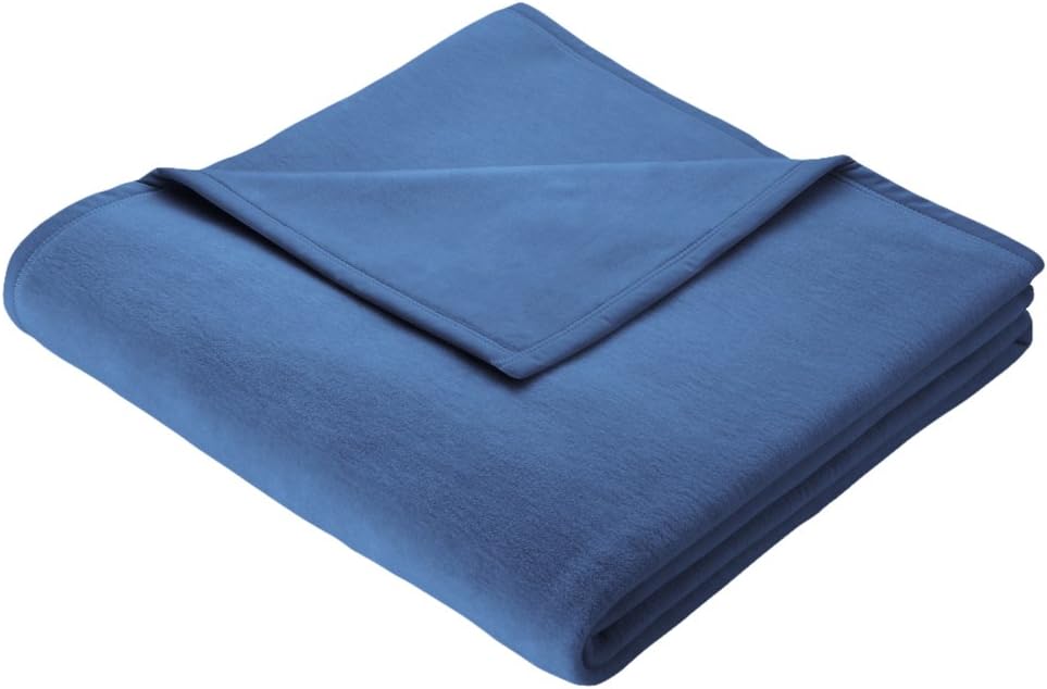 biederlack Colourful SelectionPlain Blanket Throw 150x200cm, Cobalt