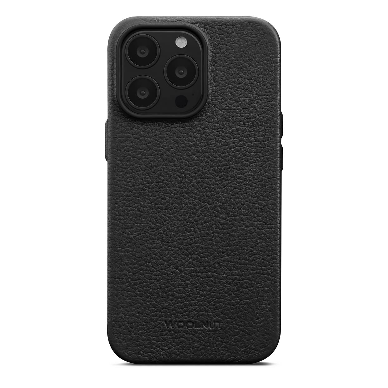 Woolnut Leather Case Cover for iPhone 13 Pro - Black