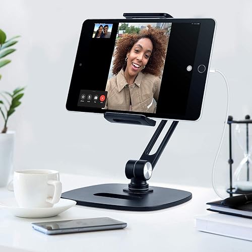 B-Land Adjustable Tablet Stand, Desktop Tablet Holder Mount