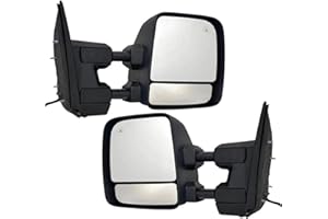 Automobile rearview mirror NI1320308 Left/Right Driver Heated Side Tow Mirror Fit for Nissan Titan 2017-2022 NI1321308 Comfor
