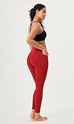 ODODOS 2 Pack Buttery Soft Cross Waist Leggings